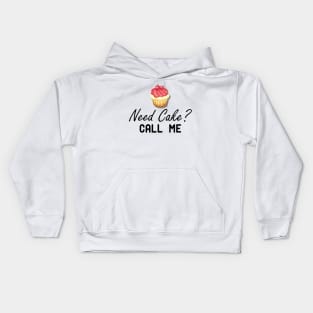 Baker - Need Cake? Call Me Kids Hoodie